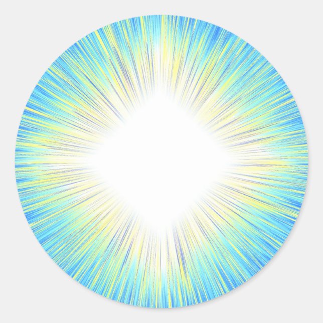 Sun Burst Sticker (Vorderseite)
