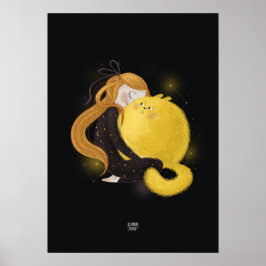 SUN CAT von Alexandra Dikaia Poster