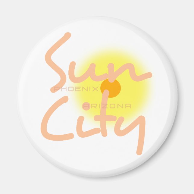 Sun City 2 Magnet (Vorne)