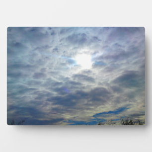 Sun Clouds Foto Plaque Fotoplatte