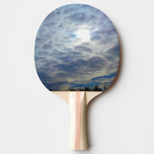 Sun Clouds Ping Pong Paddle Tischtennis Schläger (Vorderseite)