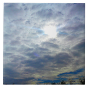 Sun Clouds Tile Fliese