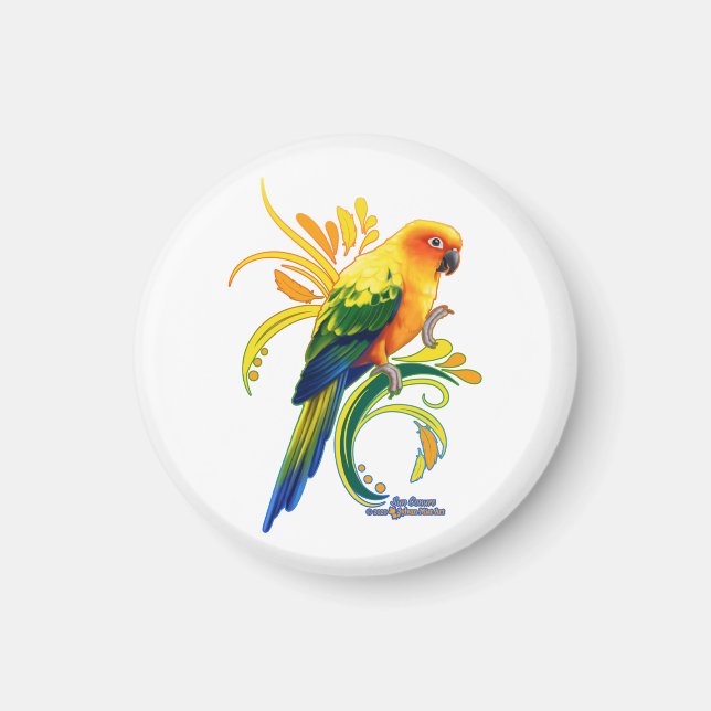 Sun Conure Magnet (Vorne)