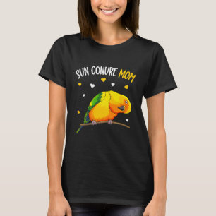Sun Conure Mama Funny Parrot Bird Lover Frauen  T-Shirt