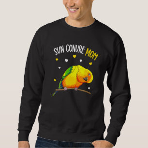 Sun Conure Mama Funny Parrot Bird Women Sweatshirt
