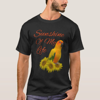 Sun Conure Parrot Sonnenblume T-Shirt