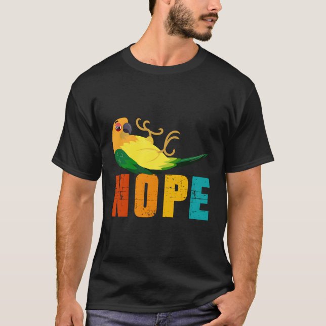 Sun Conure Parrot Sun Conure Mama Vater Sun Contur T-Shirt (Vorderseite)