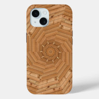 Sun Deck - Heller Pinwheel-Swirbel aus Holz