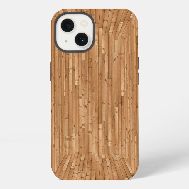 Sun Deck - Holzkasten Illusion Case-Mate iPhone Ca Hülle (Rückseite)