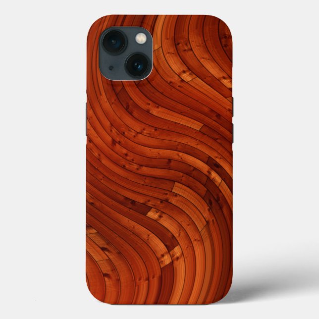 Sun Deck - Red Wooden Pine Knot Case Mate iPhone C (Rückseite)