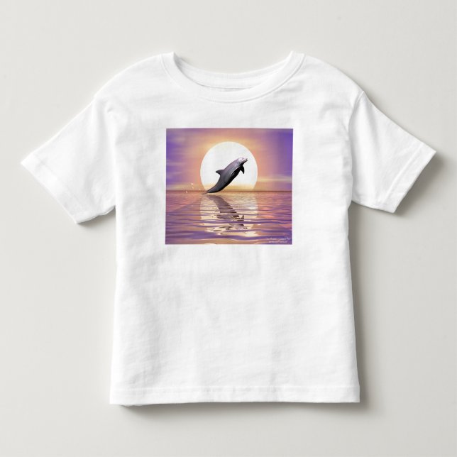 Sun-Delphin Kleinkind T-shirt (Vorderseite)