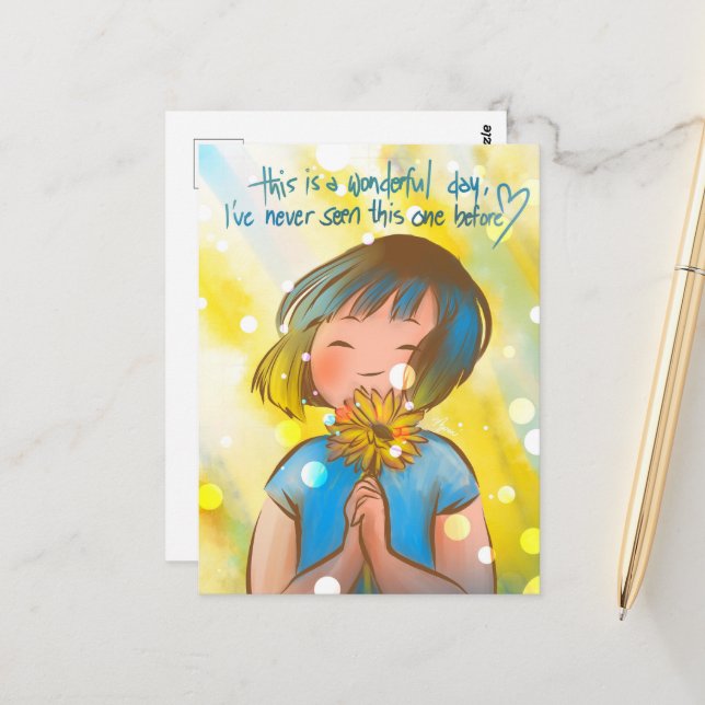 Sun- DNM-Postkarten Postkarte (Vorderseite/Rückseite Beispiel)