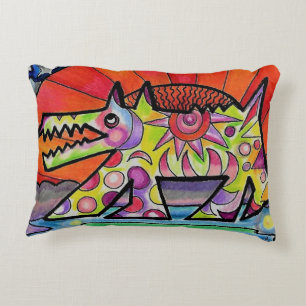 Sun Dog Accent Pillow 12 Zoll x 16 Zoll Dekokissen