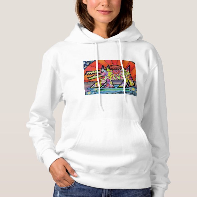 Sun Dog Women's Hoodie (Vorderseite)