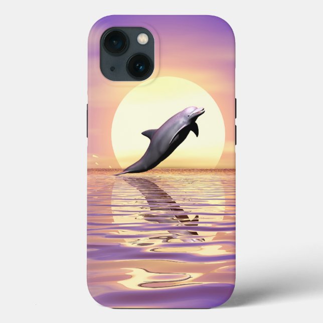 Sun Dolphin Case-Mate iPhone Hülle (Rückseite)