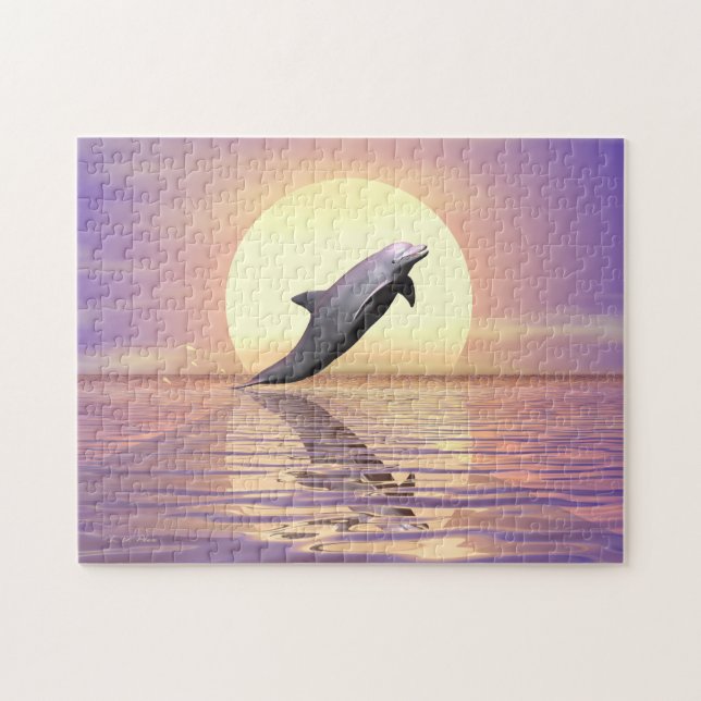 Sun Dolphin Puzzle (Horizontal)