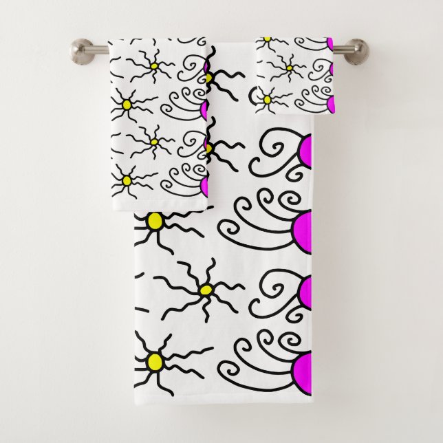 Sun Doodle Art Badhandtuch Set (Insitu)