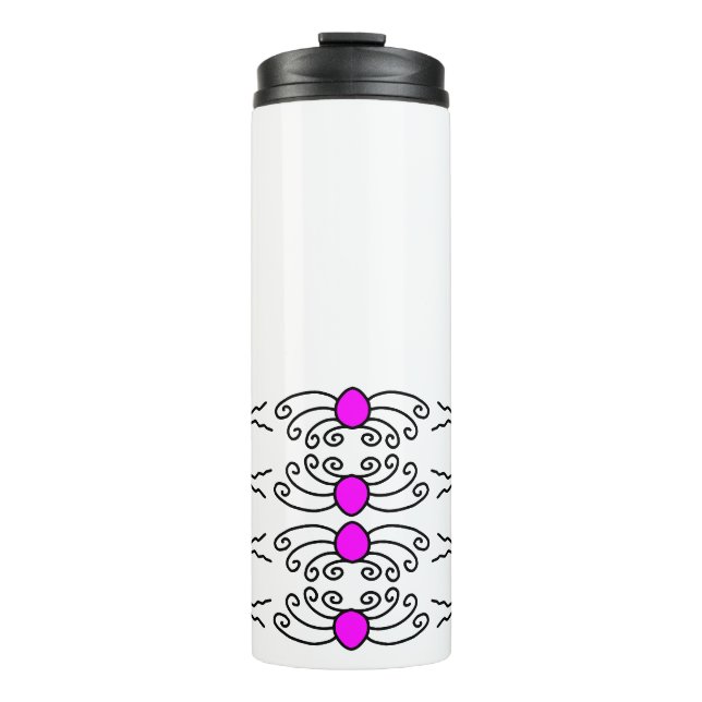 Sun Doodle Art Thermosbecher (Vorderseite)