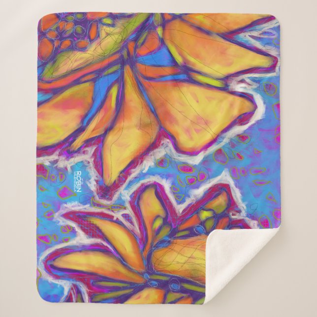 "Sun-Doppeltes" Sherpa Decke Sherpadecke (Vorderseite)