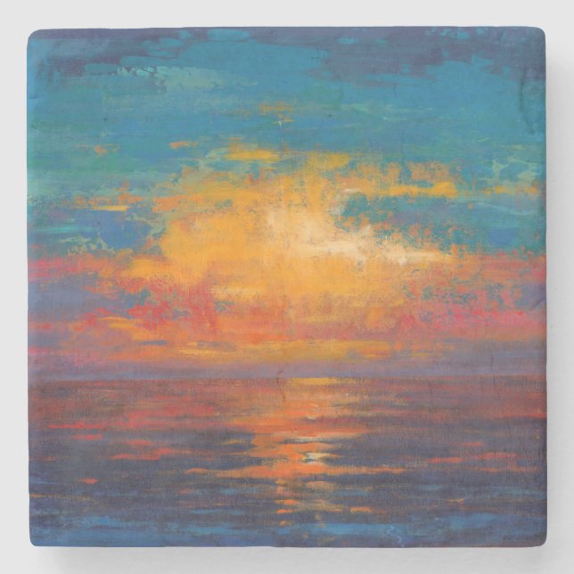 Sun Down II Steinuntersetzer (Vorderseite)