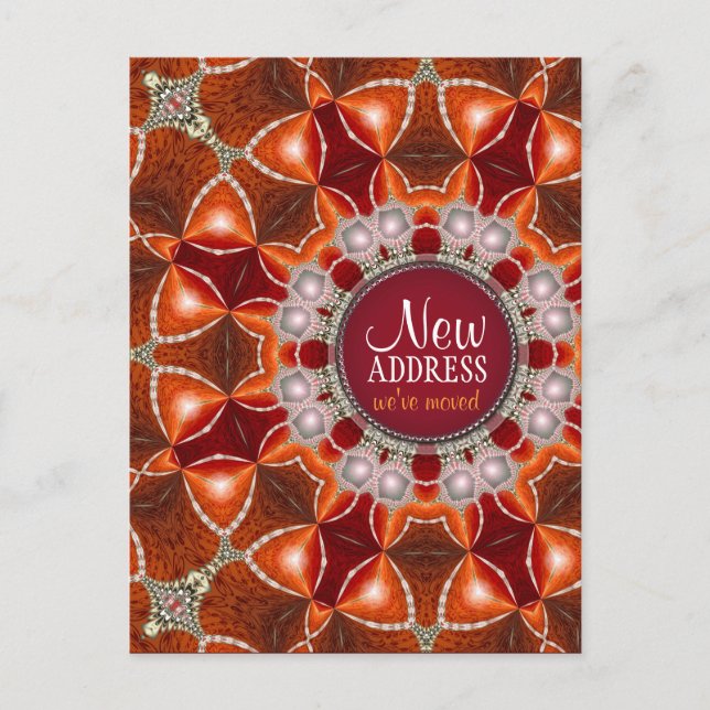 Sun Energy Moving House - Neue Adresskarte Ankündigungspostkarte (Vorderseite)