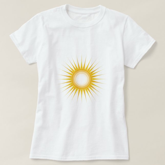 Sun-Entwurf T-Shirt (Design vorne)