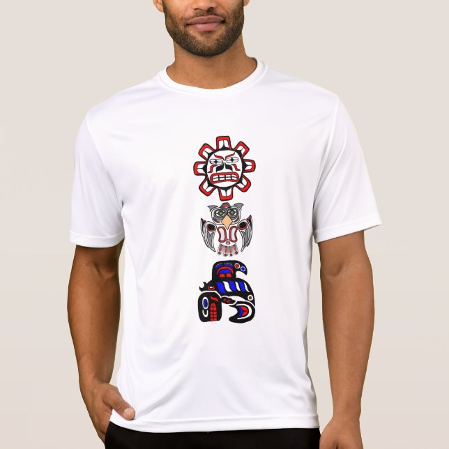 Sun-Eulen-Schwertwal T-Shirt (Vorderseite)