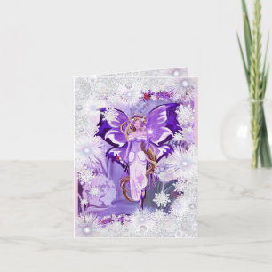 Sun Fairy & Snowflake Feiertagskarte