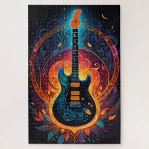 Sun Fire Electric Gitarre Puzzle