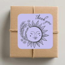 Sun Floral Boho DANK YOU Elegante Chic Pastel