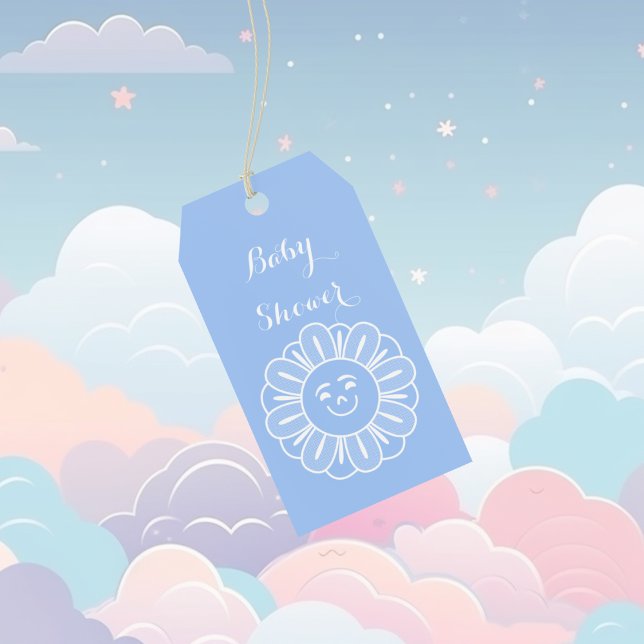 Sun Flower Baby Dusche Geschenkanhänger (Von Creator hochgeladen)