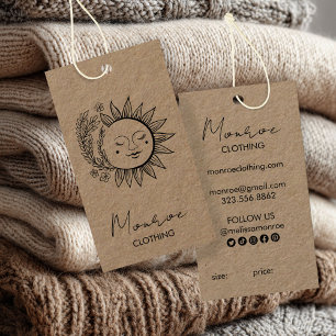 Sun Flower Boho Line Art KRAFT Soziales hängt TAGS