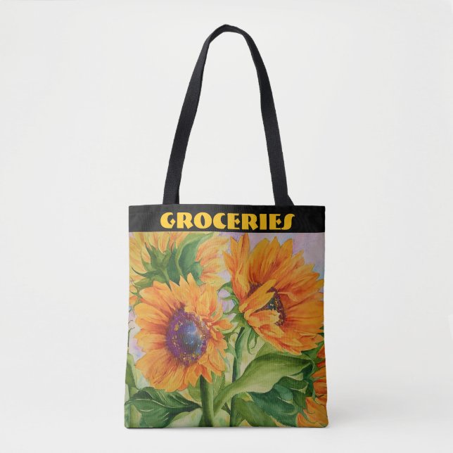 Sun Flower Tote Bag (Vorderseite)