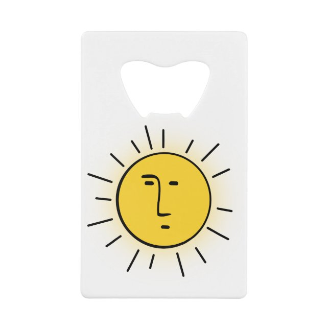 Sun Geldbeutel Flaschenöffner (Vorderseite)