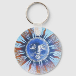 Sun-Gesicht Schlüsselanhänger