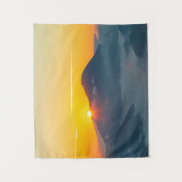 Sun, Gipfel hinter Uršlja gora, Slowenien Wandteppich