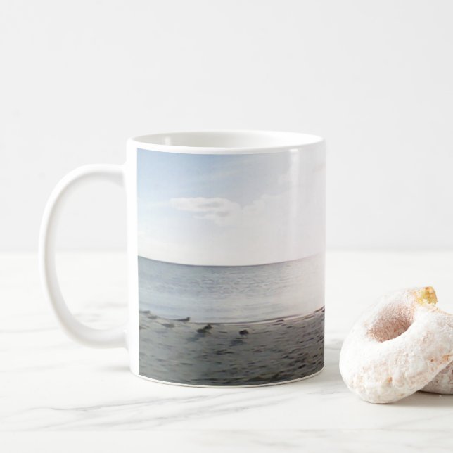 Sun Glory an der Beach Coffee Tasse (Mit Donut)