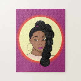 Sun Glow, Puff Ponytail Puzzle