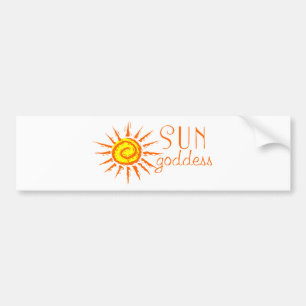 Sun Goddess Autoaufkleber