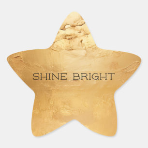 Sun Gold Stern-Aufkleber