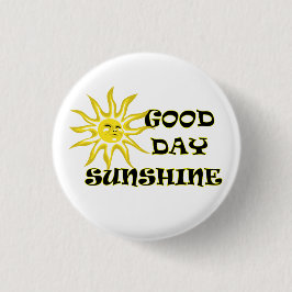 Sun Good Day Sunshine Button
