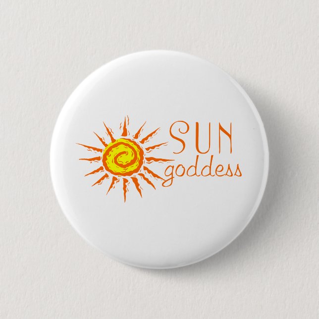Sun-Göttin Button (Vorderseite)