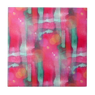Sun-greller Glanz abstrakter gemalter Watercolor Fliese