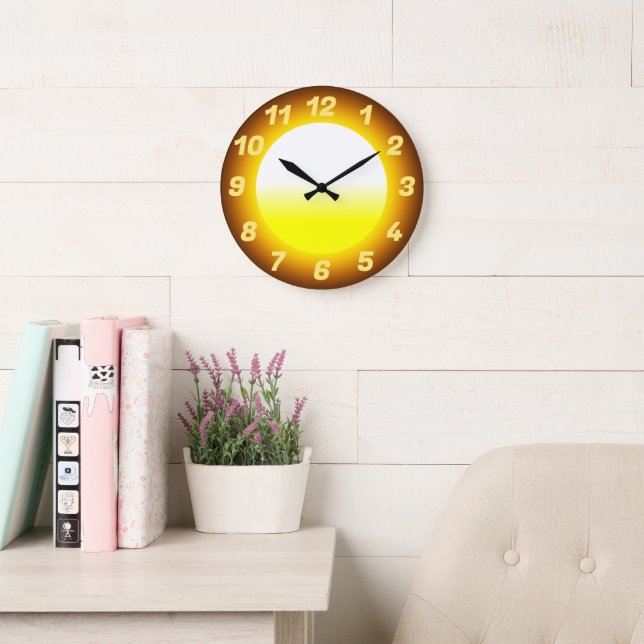 Sun Große Wanduhr (Lesesaal)