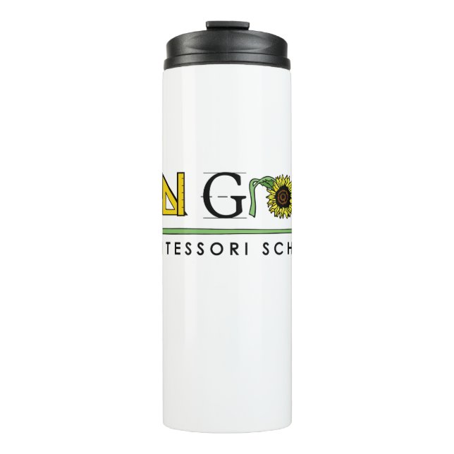 Sun Grove Logo Thermosbecher (Vorderseite)