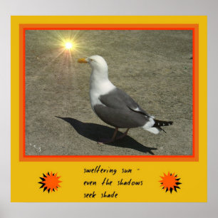 Sun Haiku Art Print Poster