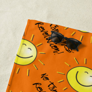 Sun Health - Keine Revolution der Tan Lines Strandtuch