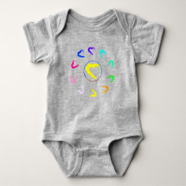 Sun Hearts Baby Bodysuit Baby Strampler