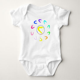 Sun Hearts Baby Bodysuit Baby Strampler