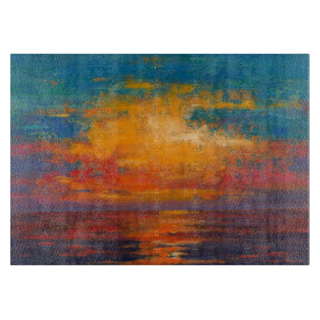 Sun hinunter II Schneidebrett (Vorderseite)